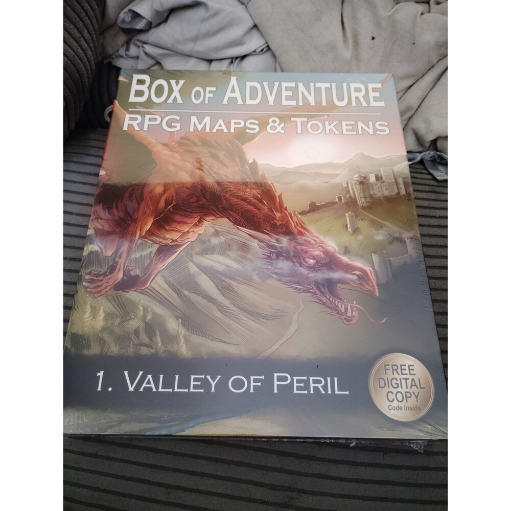 Box of Adventure RPG Maps & Tokens 1. Valley of Peril - Loke Battle Mats